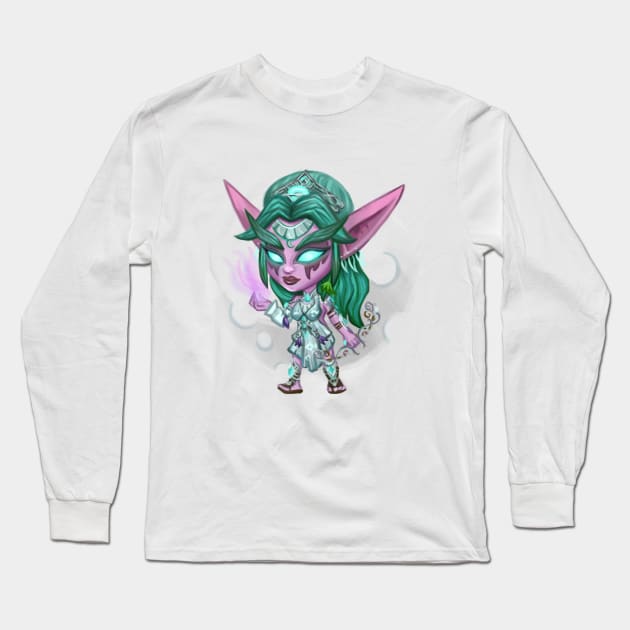 Tyrande Whisperwind Long Sleeve T-Shirt by Sarenity